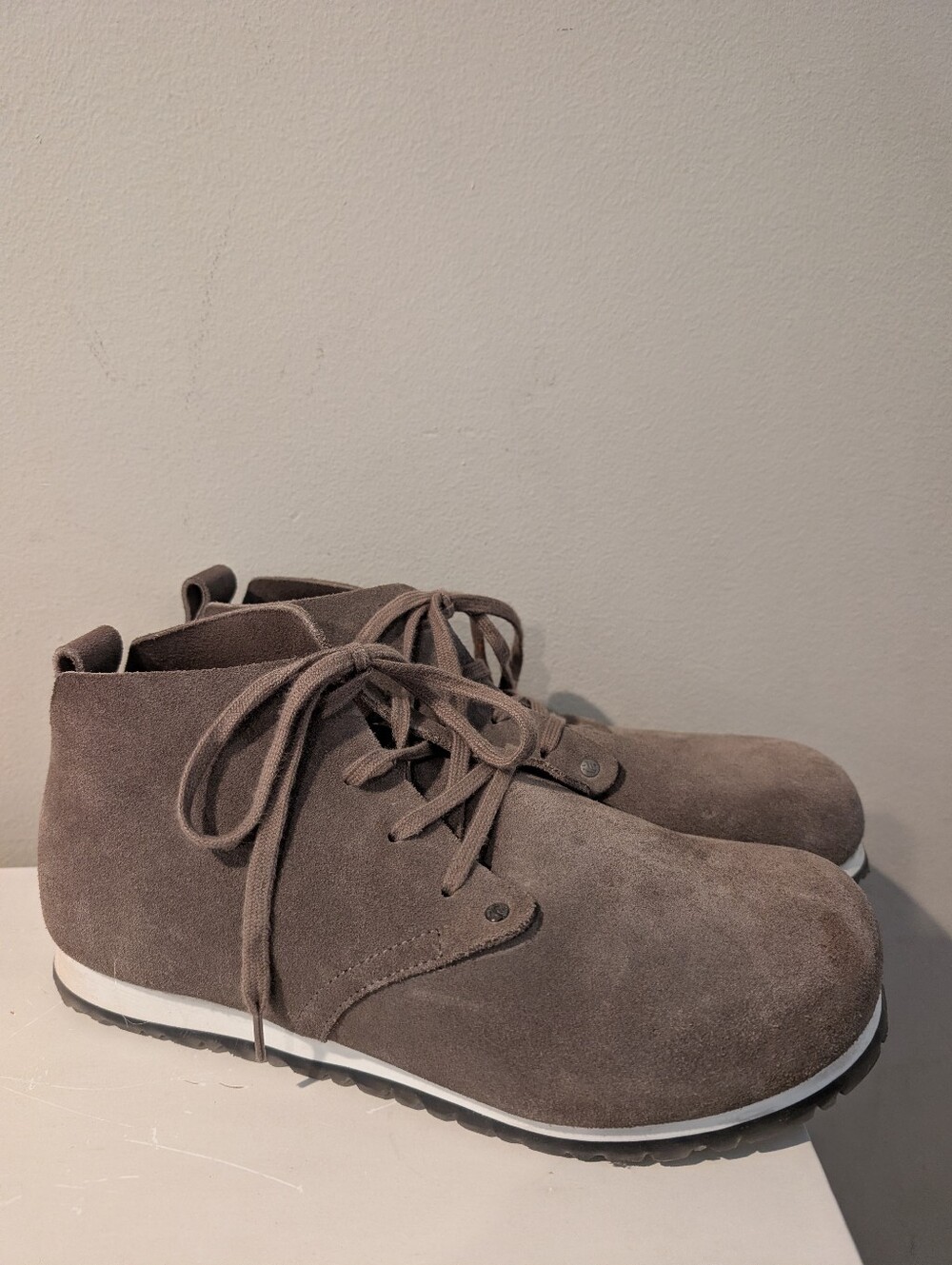Birkenstock Dundee Suede Lace Up Shoes SiW 42